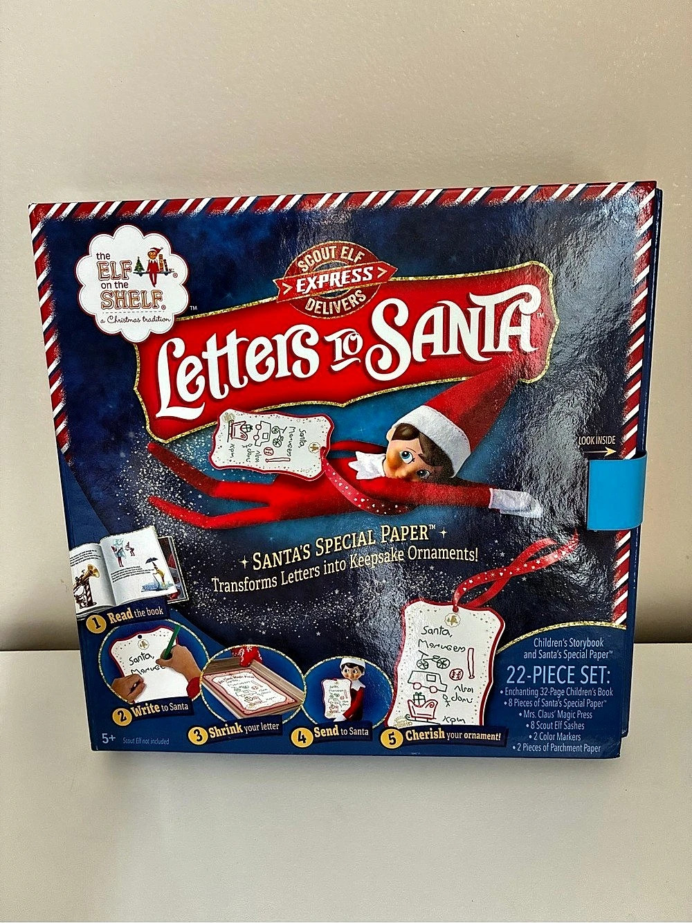 Letters to Santa 22-Piece Christmas Activity Set